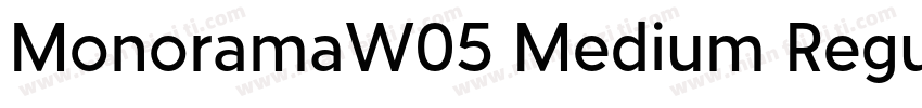 MonoramaW05 Medium Regular字体转换